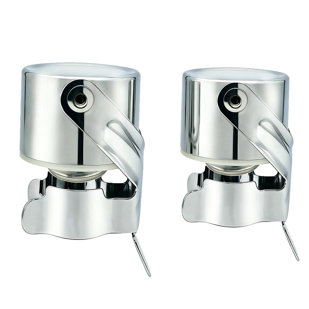 Aundhegrtt For Wine Stopper& Champagne Stopper 2Pcs- Reusable, Bubble-Preserving, Leak-Proof Design for Wine Cava and Sparkling Water