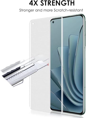 Miniatura 7 de OnePlus 10 Pro - Protector de pantalla mate, tecnología de dispersión líquida, antideslumbrante, desbloqueo de huellas dactilares, vidrio templado