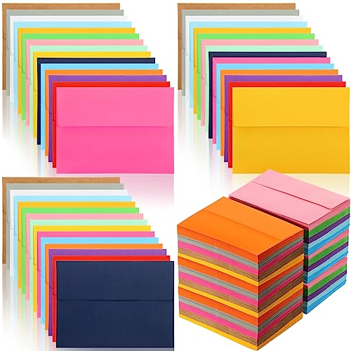 Enveloppes d'invitation A9 de qualité supérieure pour faire-part de mariage chic