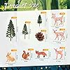 Sratte 26 Pcs Forest Animal Figures Diorama Kit, Woodland Creatures Toys Hunting Toys Model Diorama Supplies for Back to School Gift Educational Learning Birthday Gift #1