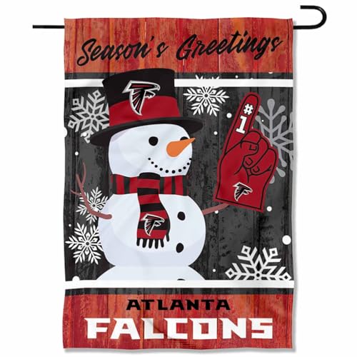 Drapeau Atlanta Falcons de jardin winter snow banner décoration extérieure