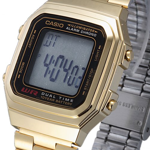 Relógio Feminino Digital Casio A178WGA-1ADF - Dourado