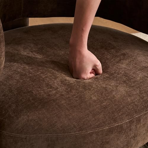 Sillón moderno con diseño cómodo y color marrón miniatura 5