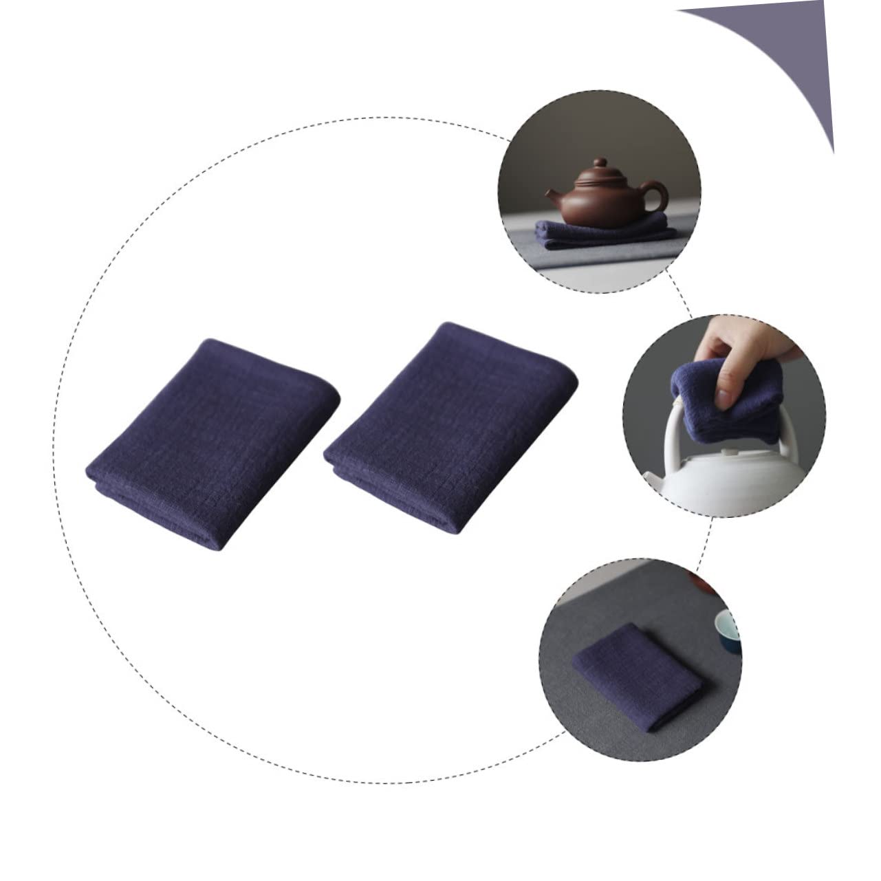 FRCOLOR 10 Piezas Paño De Cocina Paños De Cocina De Microfibra Trapos De Limpieza De Microfibra Paño para Lavar Platos Paños De Cocina Amarillos Trapo De Limpieza Sabana De Algodon Blue