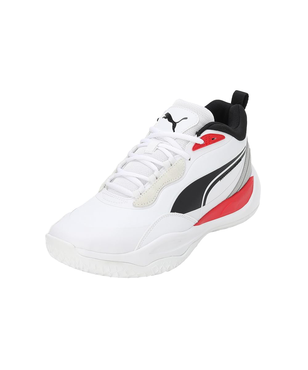 Puma Unisex-Adult Playmaker Pro Plus White-for All Time Red Basketball Shoe - 9 UK (37915601) (B0BL7J3RCY) Amazon Price History, Amazon Price Tracker