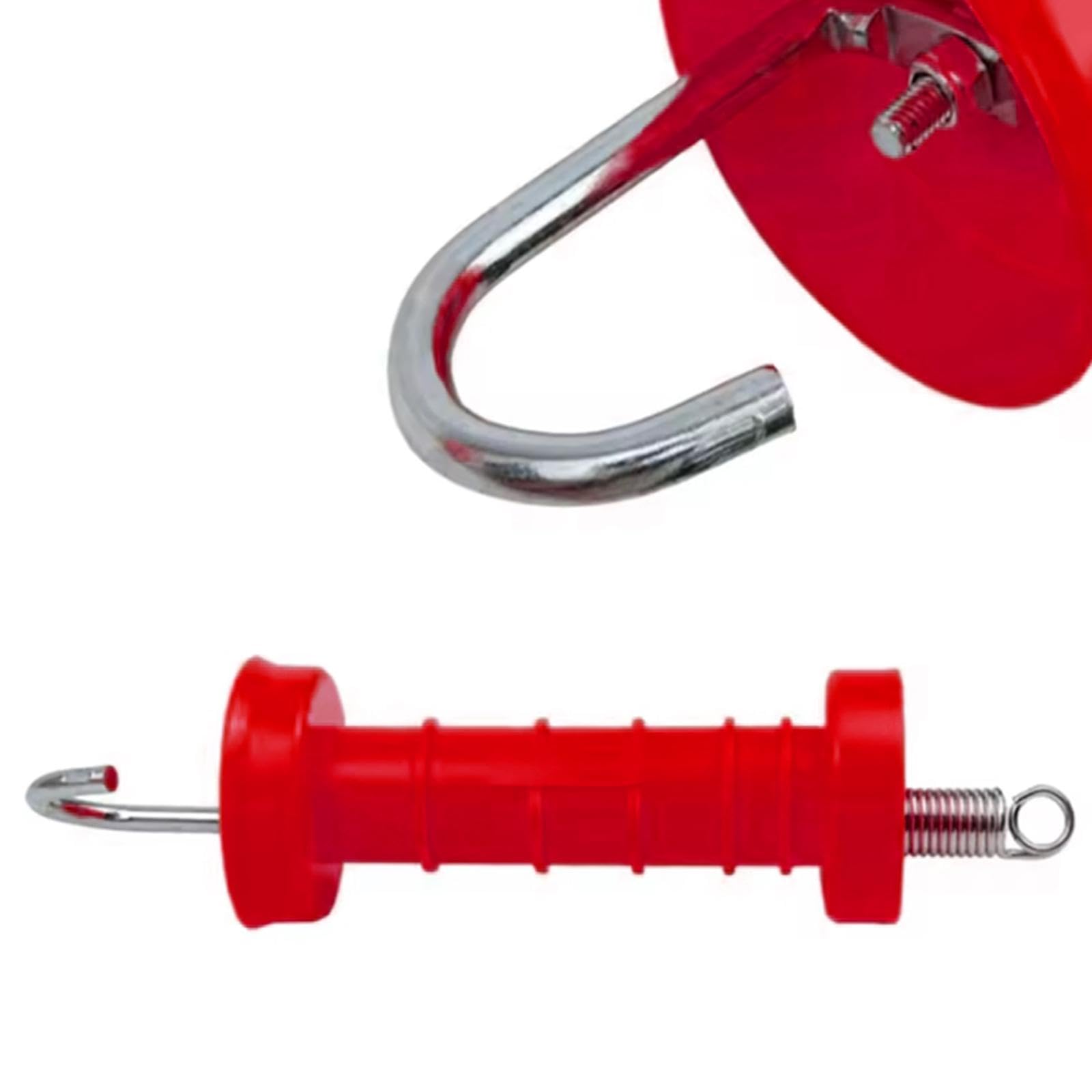 10 Pezzi Maniglia Cancello Recinto Elettrico Isolatore Porta Recinto Primaverile Accessorio Sostitutivo in Pp Adatta a Allevamento Giardinaggio Uso Es