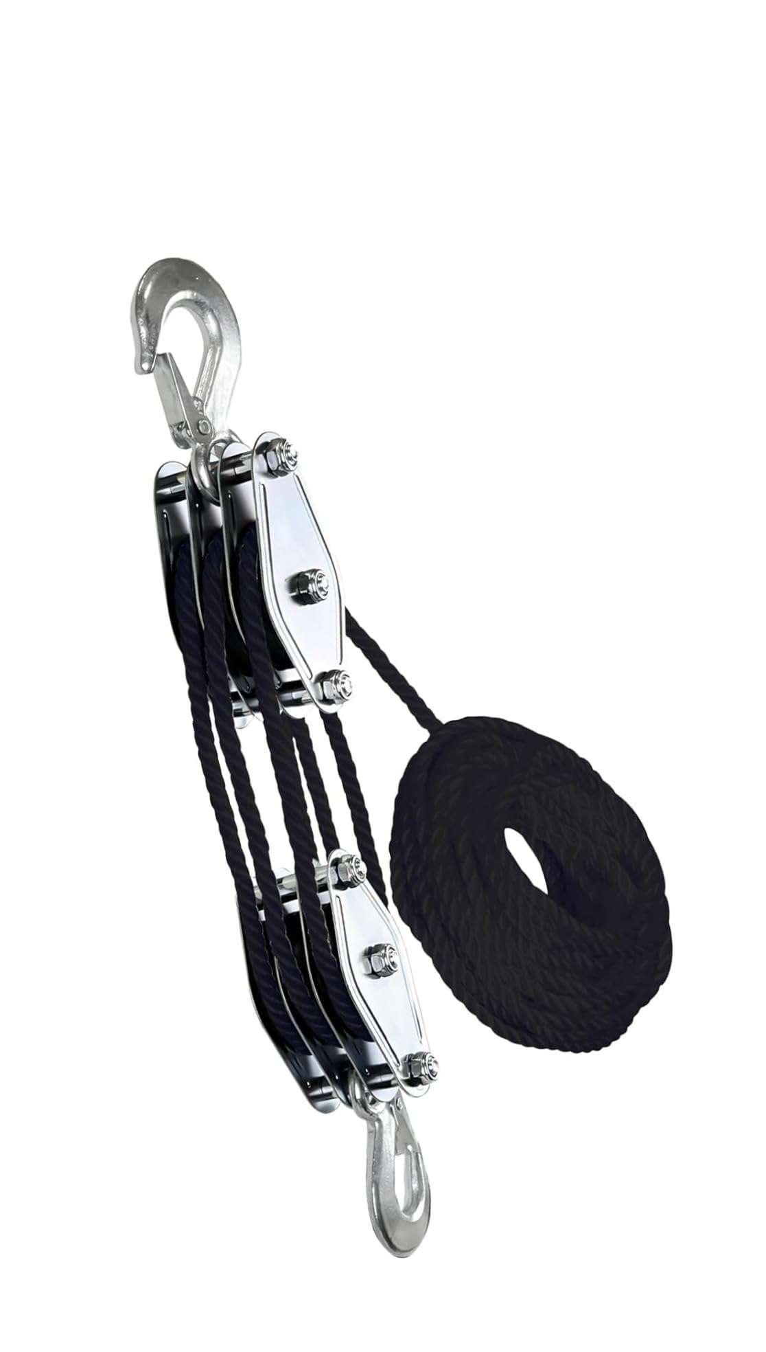 Pulleys 2200 lbs Breaking Strength 50 Feet Disc System,Manual Lift