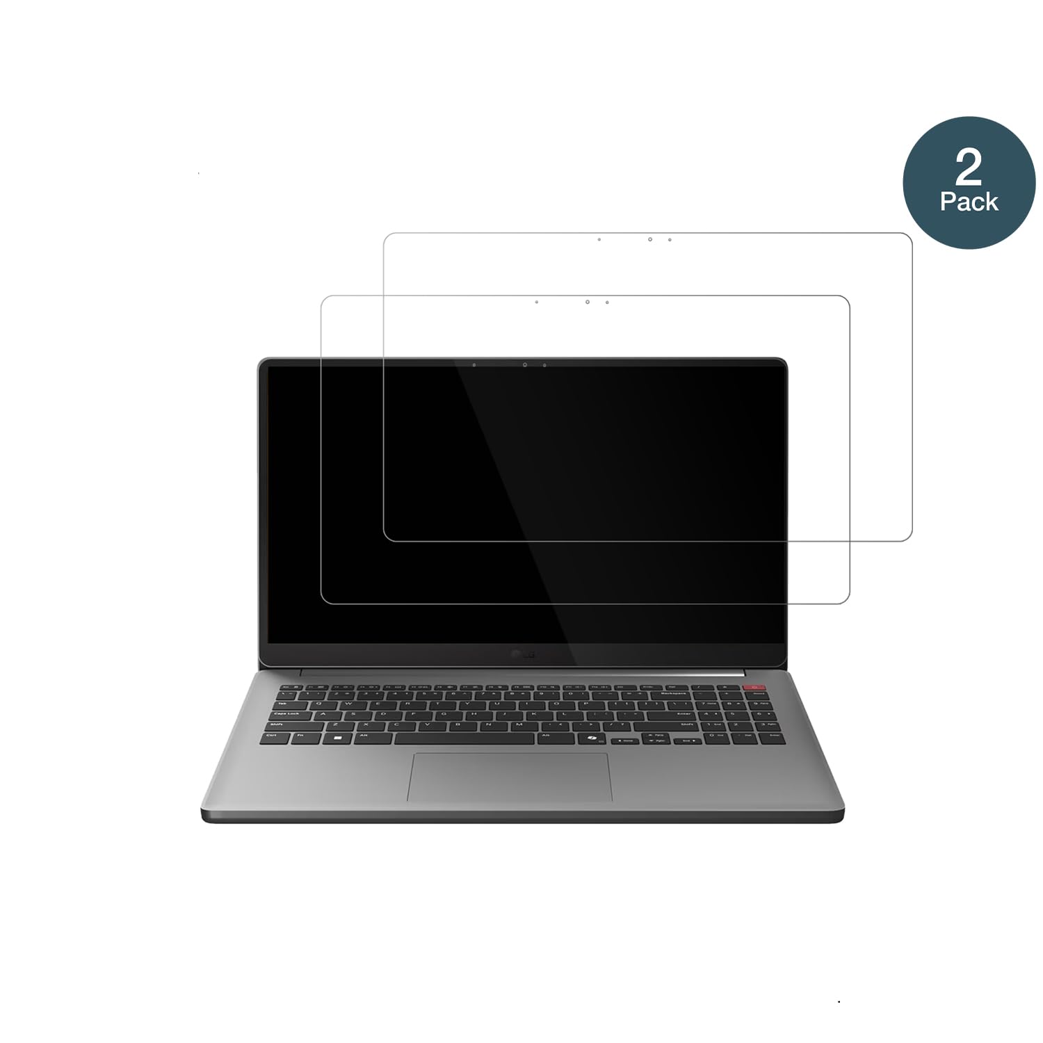 dipos 2x Pellicola Protettiva 9H trasparente per LG Gram Book 15.6 Zoll | Non si rompe e non si scheggia, non è vero vetro, Anti-Shock, si adatta perfettamente, antigraffio, senza bolle, autoadesiva