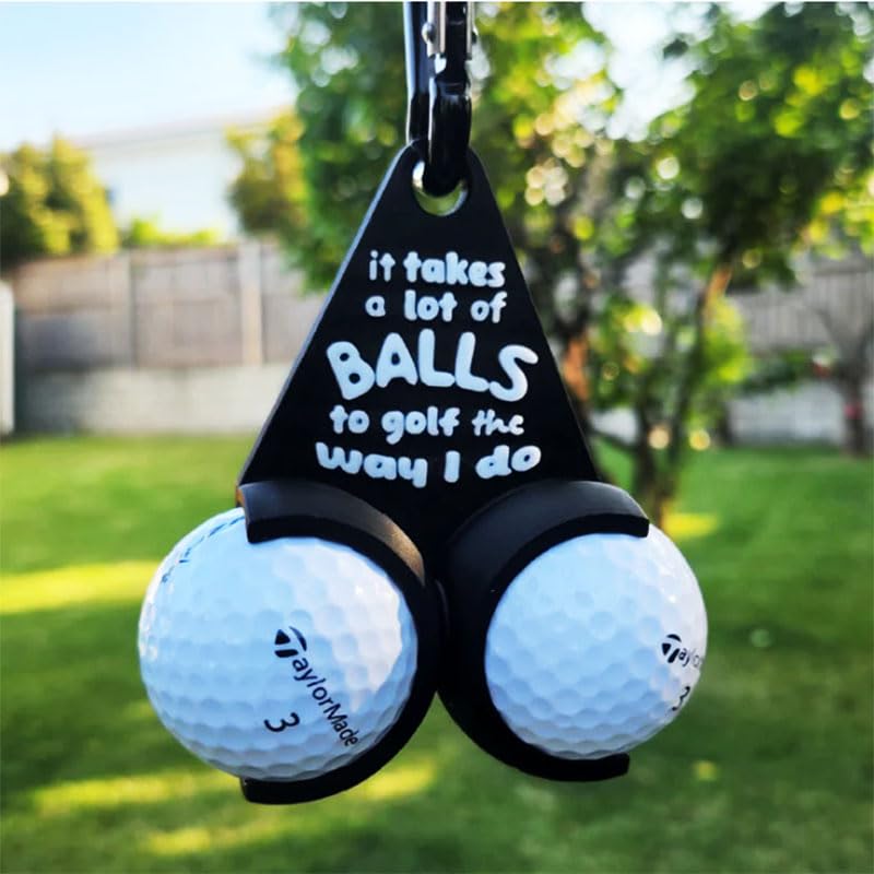 Golf Ball Holder Funny Golf Gifts,Golf Ball Testicle Sac Holder