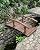 ZIMGOD Outside Curved Pond Bridges with Side Rails, Japanese Garden Bridge Decor for Yard Deck Patio, Classic Footbridge Pathway, Wooden Walkway Bridge