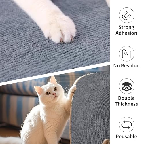 【Super adesivo】 Protetor de móveis para gatos, tapete autoadesivo, protetor de sofá de garras de gat