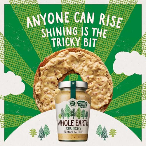 Whole Earth Crunchy Peanut Butter 454.0g image 3