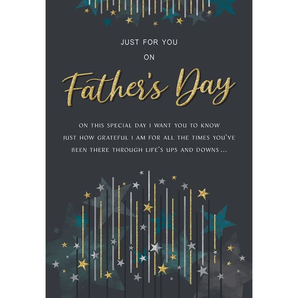 Modern Father's Day Card - 9 x 6 inches - Regal Publishing