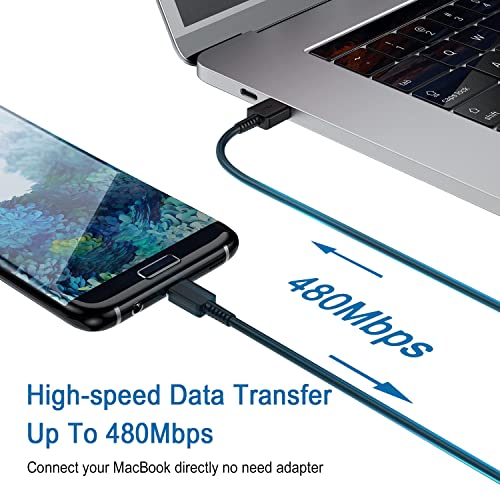 15W USB Fast Adapter Charger Plug for Samsung, BabbleCom USB Mains Wall Charger with Type C Cable 2M for Samsung Galaxy S22/S20/Note10/Note10+/Note9/Note8/S10/S9/S9 Plus/S8/S8 Plus/S7/A71/A53/A52/A13 - Image 4