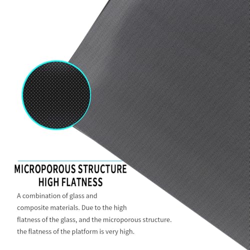 Glass Bed for 3D Printer, 510x510x4mm High Flatness Tempered Glass Build Plate, High Hardness Replacement Glass Platform for CR 10 S5 3D Printer