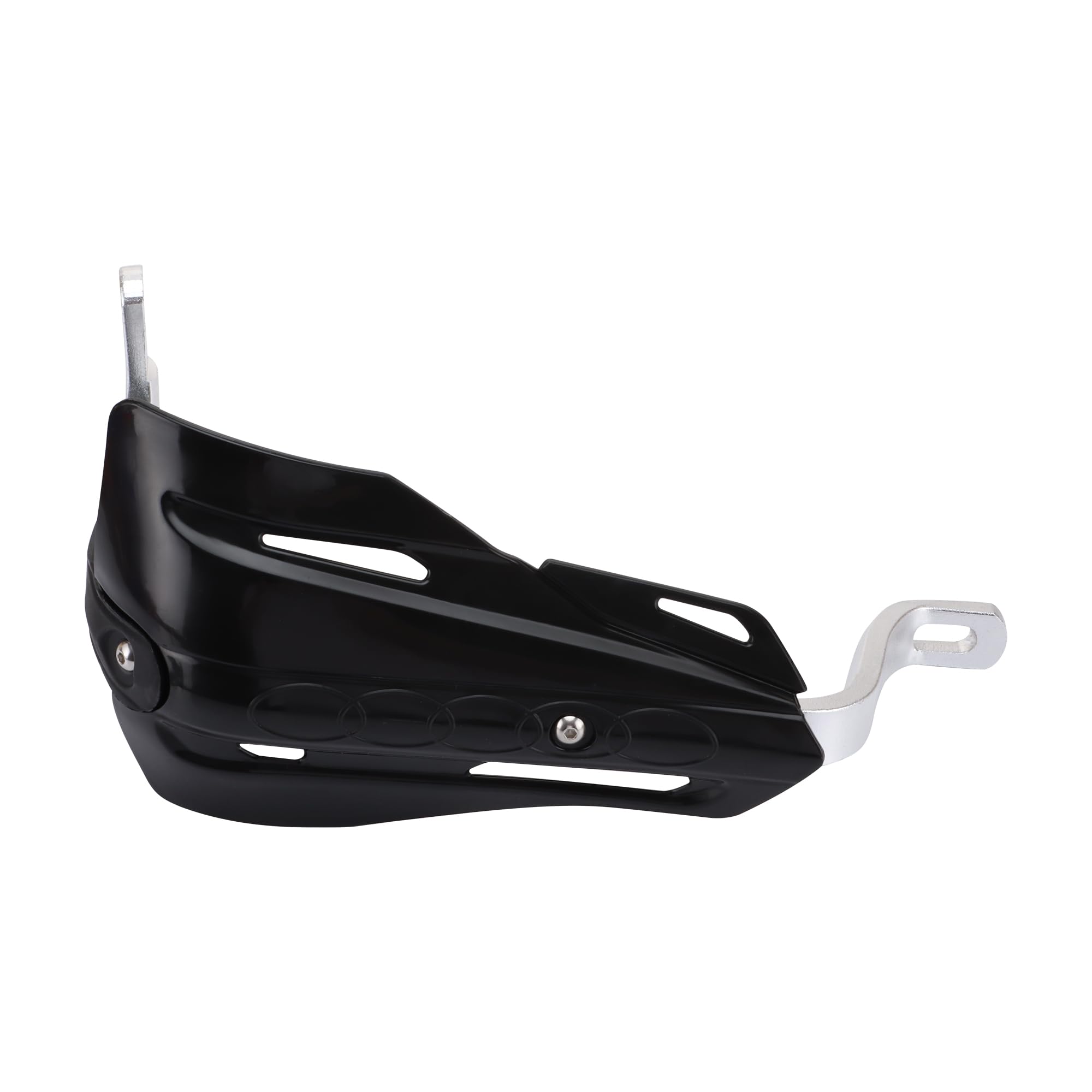 Paramani Universali GOOFIT 22/28 Mm – Protezione Manubrio In Alluminio E Plastica Per Moto, Kart E Scooter, Bianco, Kit Completo Di Montaggio