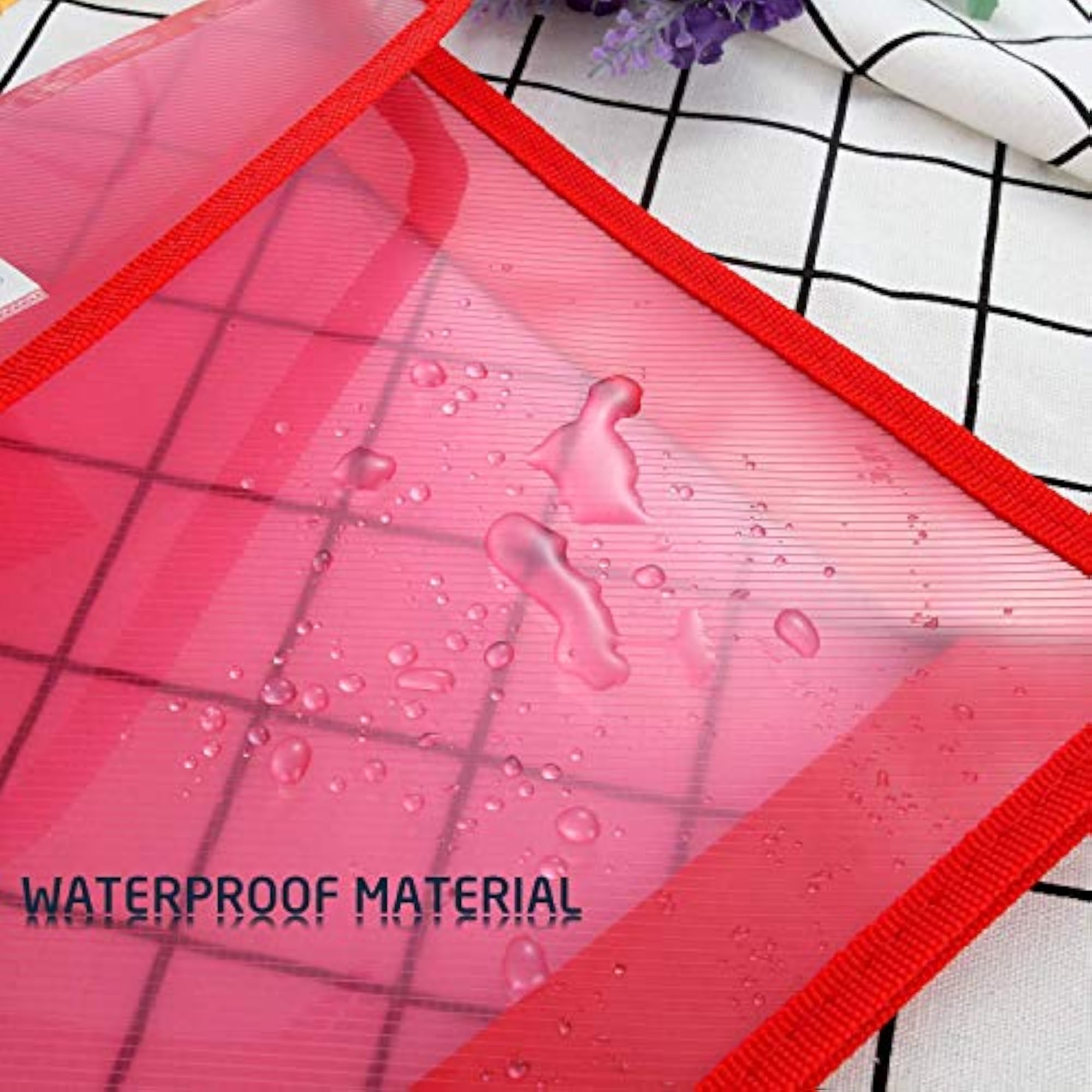 Transparent Envelope Folder, A4 Document Storage Bag
