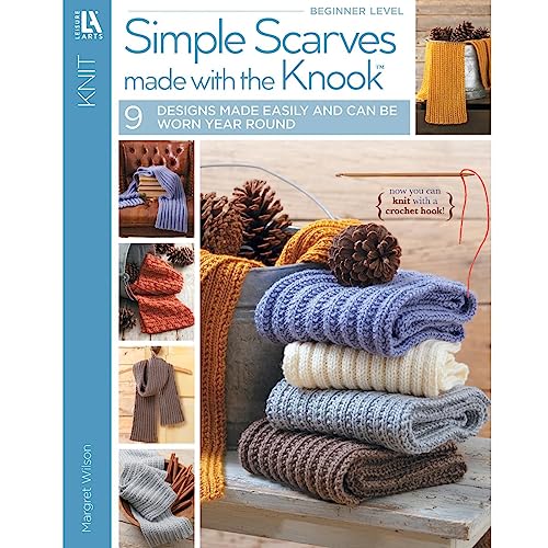 Simple Scarves Made with the Knook-Nine...