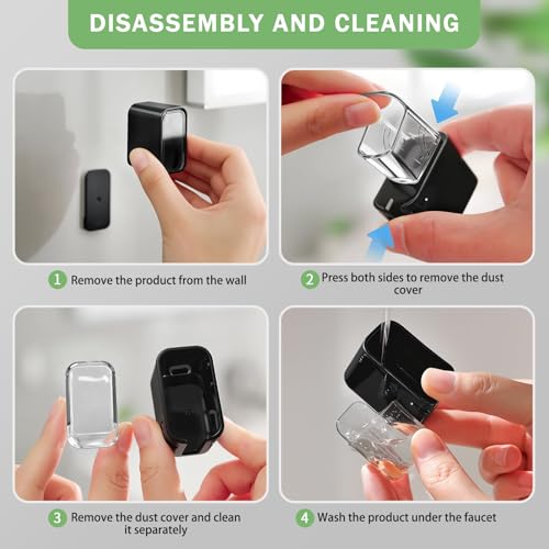 2-Pack Innovative Single Slot Toothbrush Holders with Cover – Wall-Mounted, Hygienic Storage for Bathroom & Shower, Ideal for Family and Travel — view 6