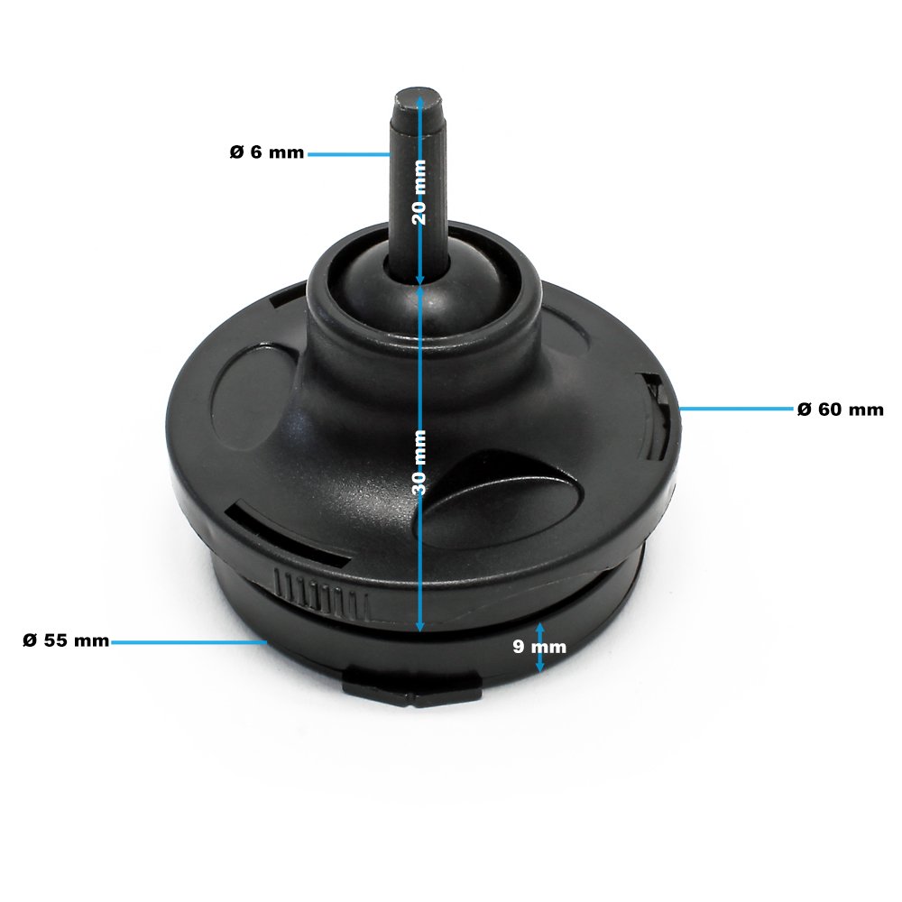 SunSun Support magnétique pour Pompe de brassage Wavemaker de la Série JVP pour aquariums, pompe de circulation, pour verre 15 mm max.