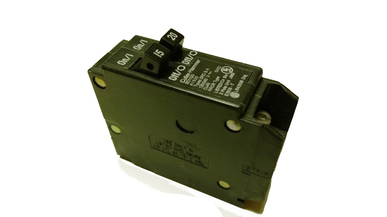 EatonCorporation BD1520 Duplex 15/20A Circuit Breaker