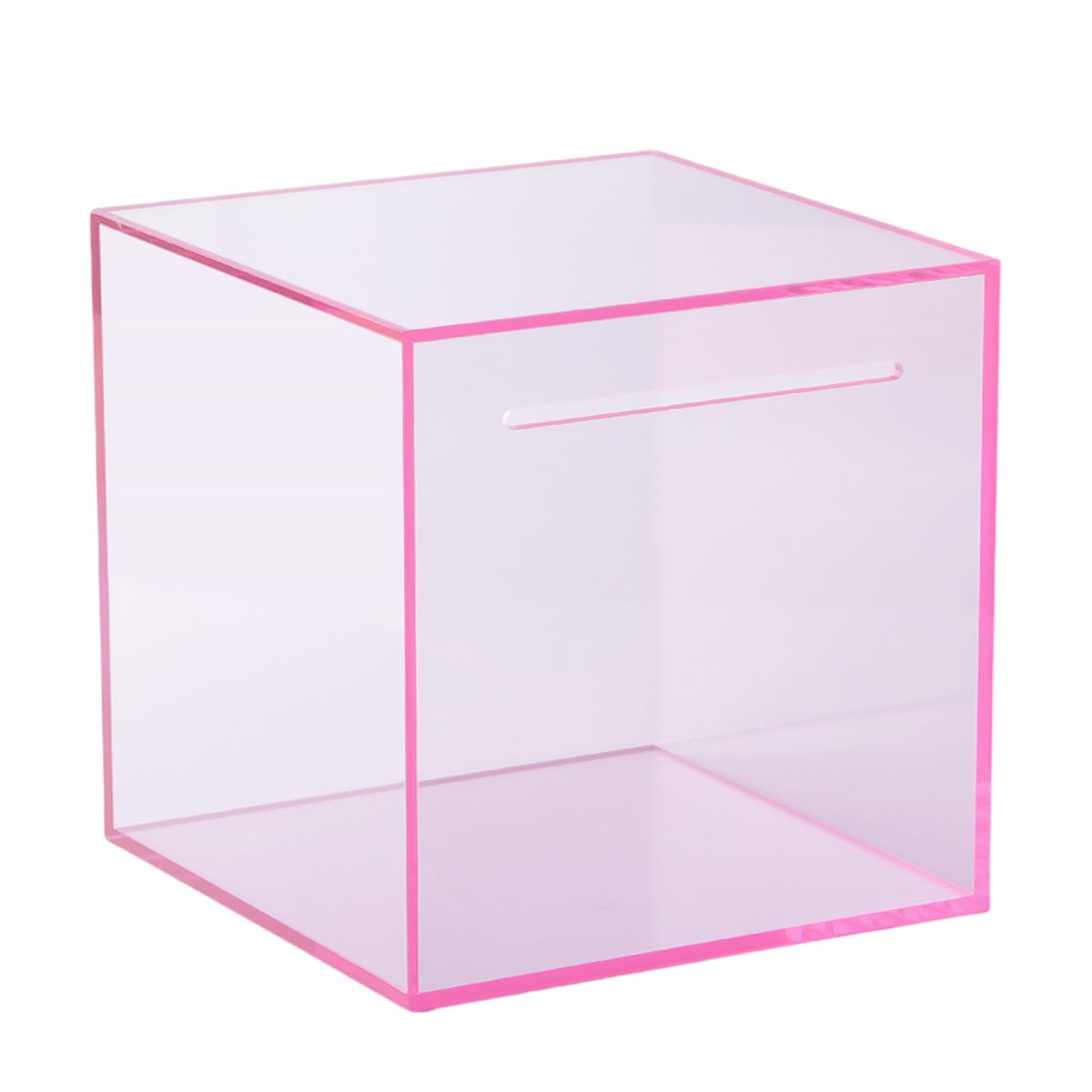 Buxuaaaa B Uxuaaaa Educational Acrylic Money Ox For Kids, Non-Removable Lid & Visible Deposit Progress Display Acrylic Money Ox