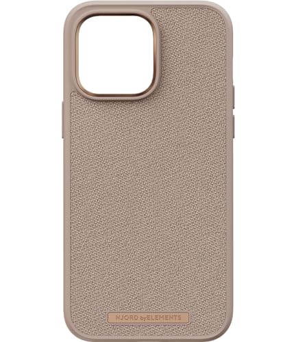 Coque iPhone 14 Pro Njord Byelements anti-choc texturée Noir Sable - 3