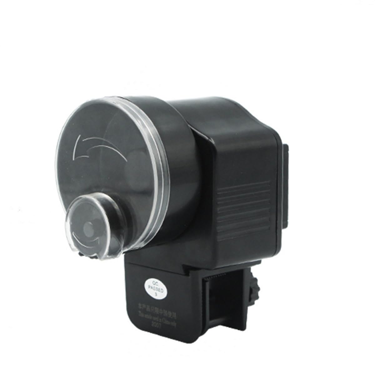 KEKETOPET Automatic Fish Feeder for Aquarium, Small Auto Fish Feeder Dispenser for Mini Tank and Pond, Suitable for Flakes and Pellets, Battery