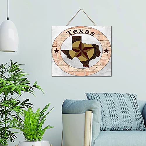 Décoration murale Texas en bois pour personnaliser un bureau ado