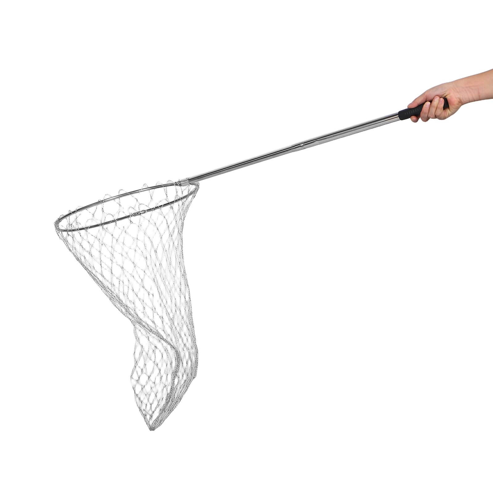 Rete Retrattile Per Polli In Acciaio Inox – Si Estende Da 16 A 58 Pollici, Manico Ergonomico, Per Catturare Pollame, Farfalle E Insetti, Multiuso