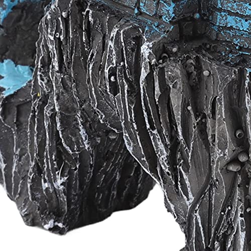 Decoração De Castelo De Aquário, Ornamentos Ecológicos De Simulação De Resina Para Arranjo De Cena D