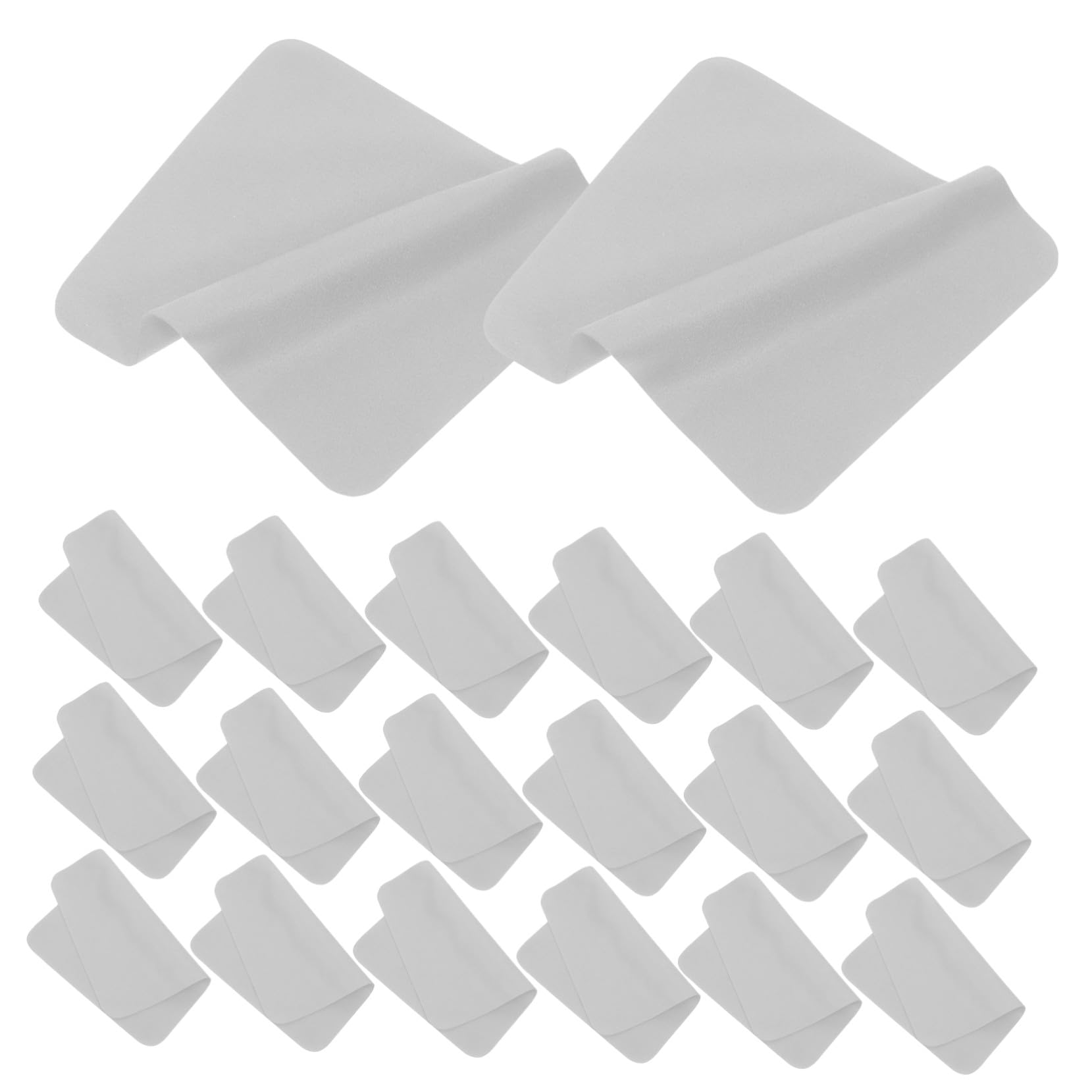 Healeved 100pezzi Panni in Microfibra per Occhiali Panno per Pulizia Ultra Morbido Salviette Perptop e Cellulari Panni in Microfibra per Occhiali da Viaggio
