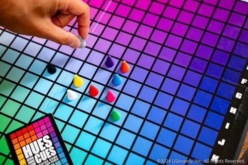 USAopoly | Hues and Cues | Guessing Board Game | Ages 8+ | 3-10 Players | 30 Minutes Playing Time - Image 6