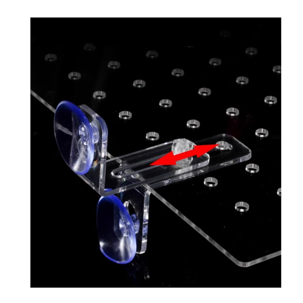 IBOWZ Akwarium Fish Tank Przegroda Płyta Izolacyjna Przegroda Akwarium Płyta Izolacyjna Fish Tank Panel Separator Przezroczysty Akryl Do Hodowli Mieszanej
