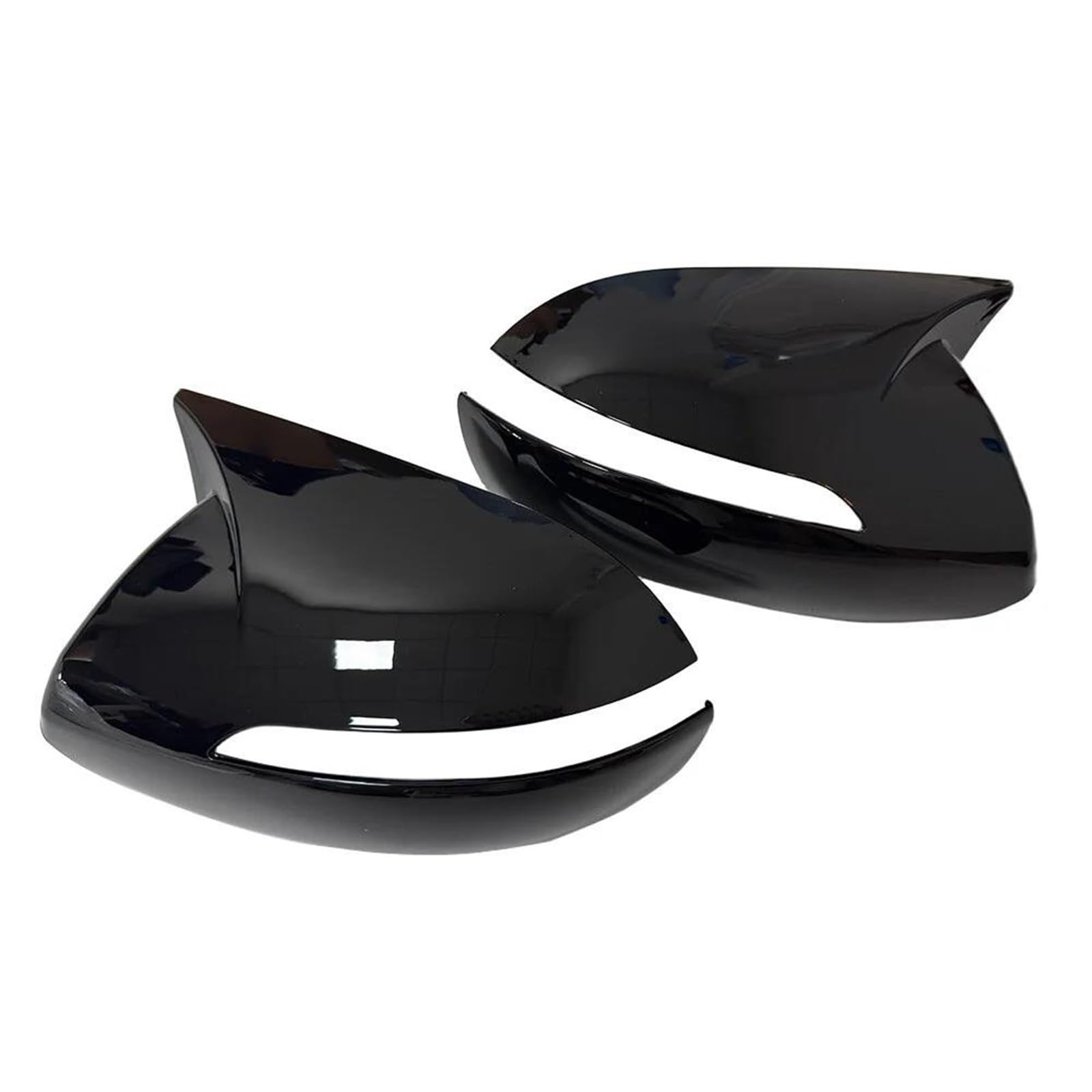 for Kia for Sportage KX5 2011-2015 Car Sticker Rearview Side Mirror Cover Wing Cap Trim(Gloss Black)