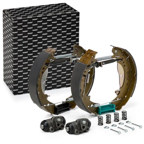 RIDEX 3859B0308 Kit frenos disco de tambor Trasero con accesorios con palanca freno de mano compatible con SUZUKI SJ 410 SUV Cabrio OS