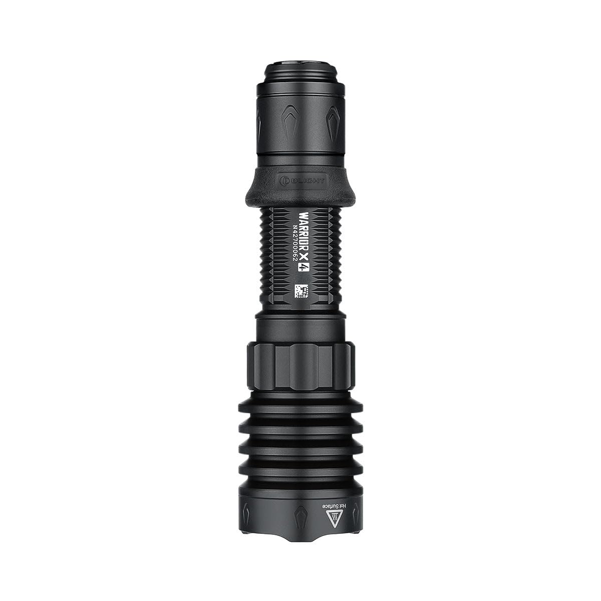 OLIGHT Warrior X 4 Lampe de Poche Tactique 2600 Lumens 630M Torche Puissante Flashlight avec Chargement Type-C et MCC Indicateur de Batterie et Vibration Étanche IPX8 pour l'Extérieur Urgence Chasse