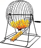 Bi/ng/o-Spiel für Erwachsene, Deluxe Bi/ng/o Set mit 50 Stück Ball, manuelle...