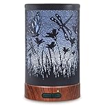 Essential Oil Diffuser Electric Aromatherapy Aroma Mist Ultrasonic Diffusers for Fragrance Scented Oils Electronic Whisper Quiet with Auto Shut-Off 7 LED lgihts for Home Office (150ml Meadow)