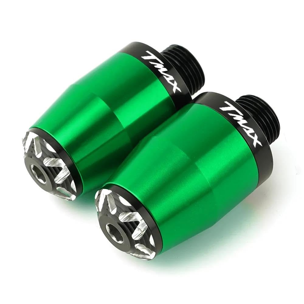 Puños y extremos de manillar verde para tus rutas en TMAX 530