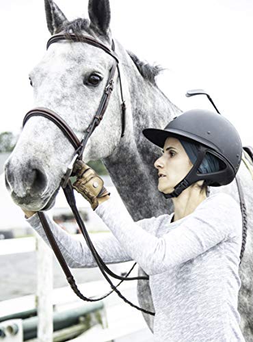 myMareCo Equestrian Headbands for Women, Under Riding Helmet Bands, Sportswear Wide Hair Wrap Suitable for Use with Bike Helmets, Yoga & Hiking