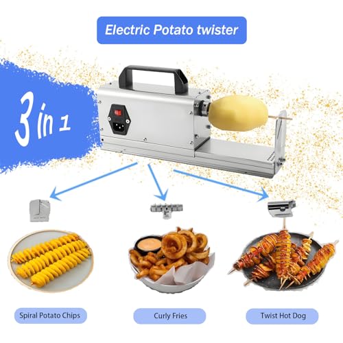Cortadora Eléctrica en Espiral para Papas 3-en-1 miniatura 3