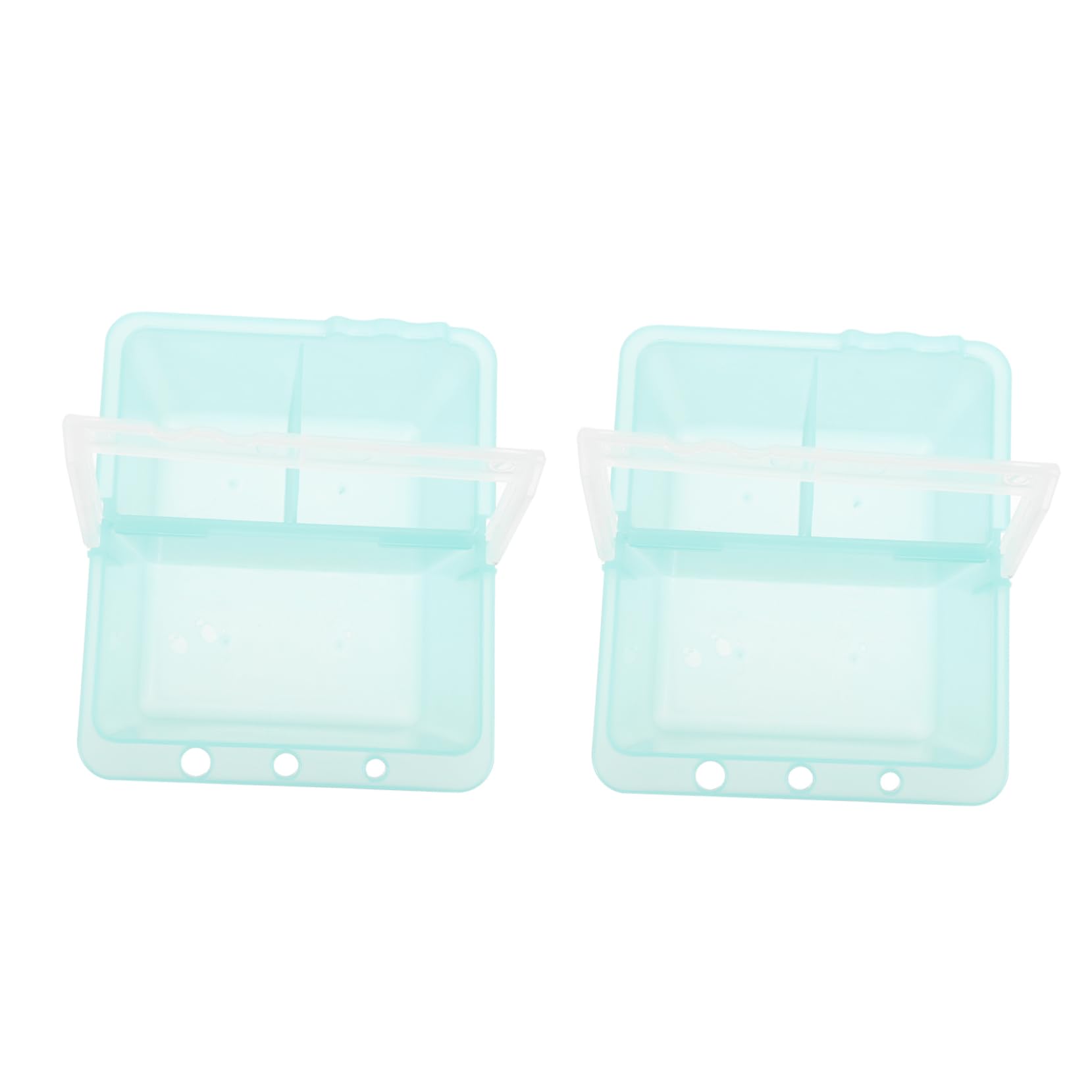 HOODANCOS Ergonomic Brush Washing Buckets 2 Pack for Artists Art Supplies Paint Brush Basins Plastic Student Tools