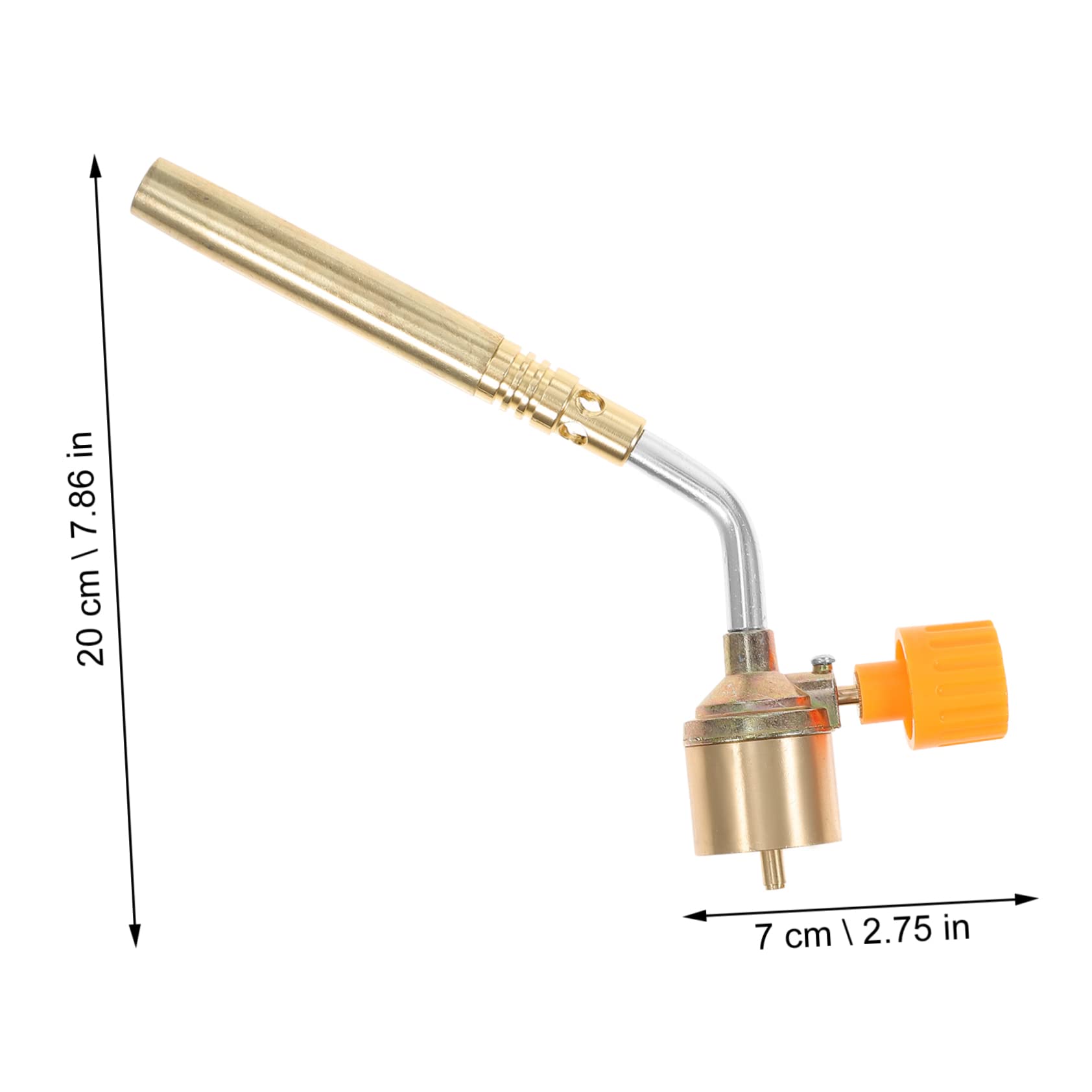 Angoily Replacement Gas Welding Torch for Welding Torch for Heating Flame Weeder Small Compact Design
