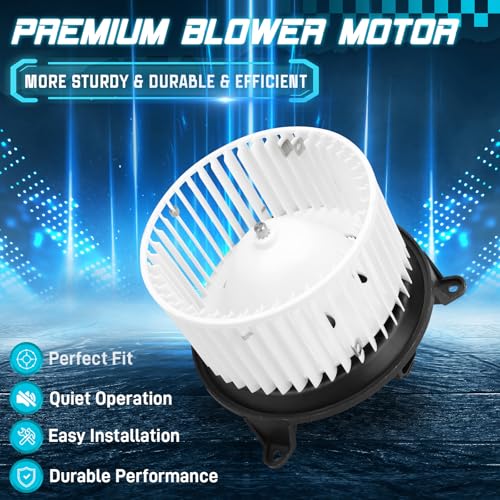 Image of IRONTEK 700174 HVAC Blower Motor Assembly for 2005-2015 for Nissan Armada, 2004-15 Titan, 2004 Pathfinder Armada, 2004-10 for Infiniti Qx56, AC Blower Motor 27226ZH00A 615-58636 31558012100