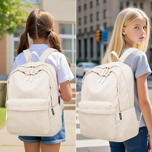Image of ZUBOND Backpack for School Girls and Boys, Lightweight School Bookbag for Teens, College Students Women & Men, Cute Large Laptop Backpack Fits 15.6 Inch Notebook