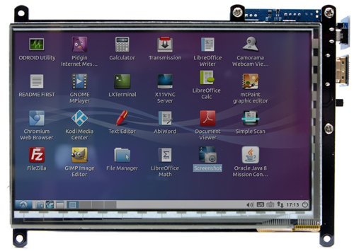 ODROID-VU7: 7 inch HDMI display with multi-touch
