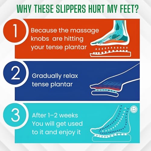ValueLinker Acupressure Slippers Unisex Size 6 - Image 8