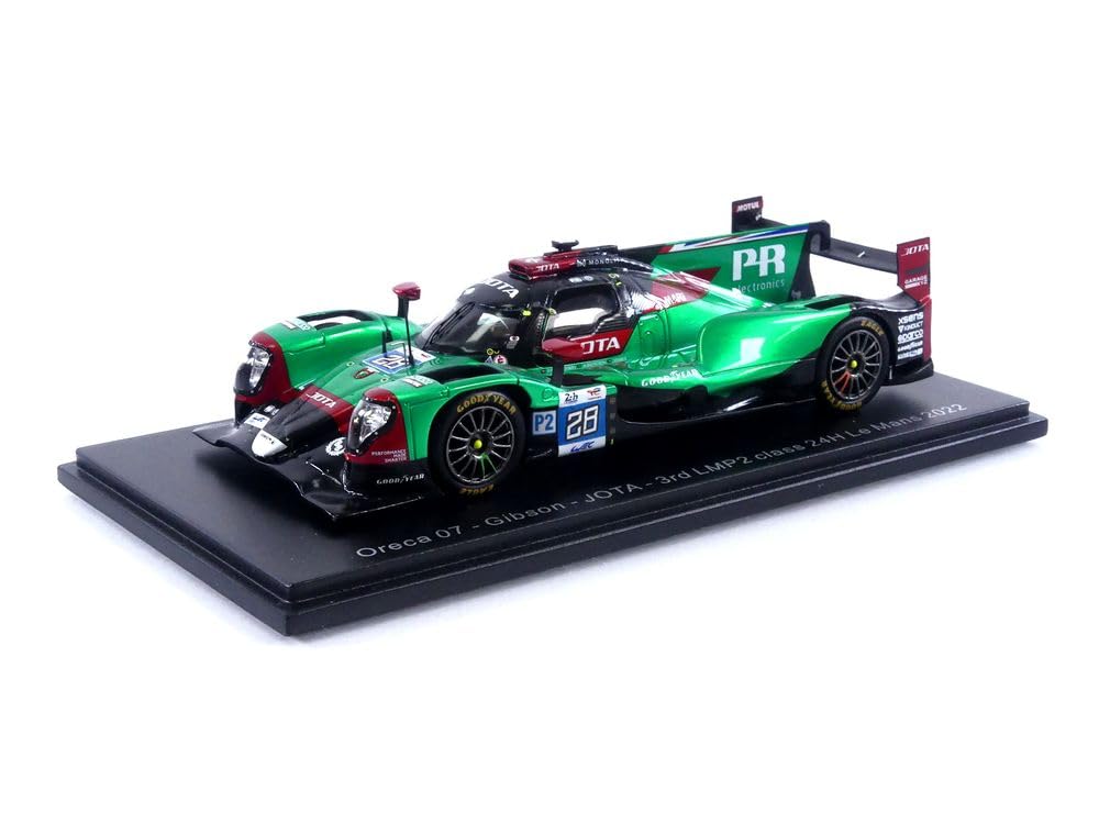 Spark Modellauto Ore 07 – Le Mans 2022, 1:43, Schwarz/grün