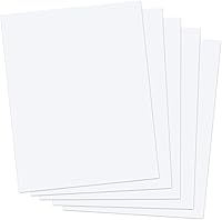 Vista 1 de Papel térmico de 50 hojas, tamaño carta de EE. UU. para impresora térmica portátil compatible con iDPRT/HPRT/PRT MT800/MT800Q/GT1, tamaño de 8.5 x